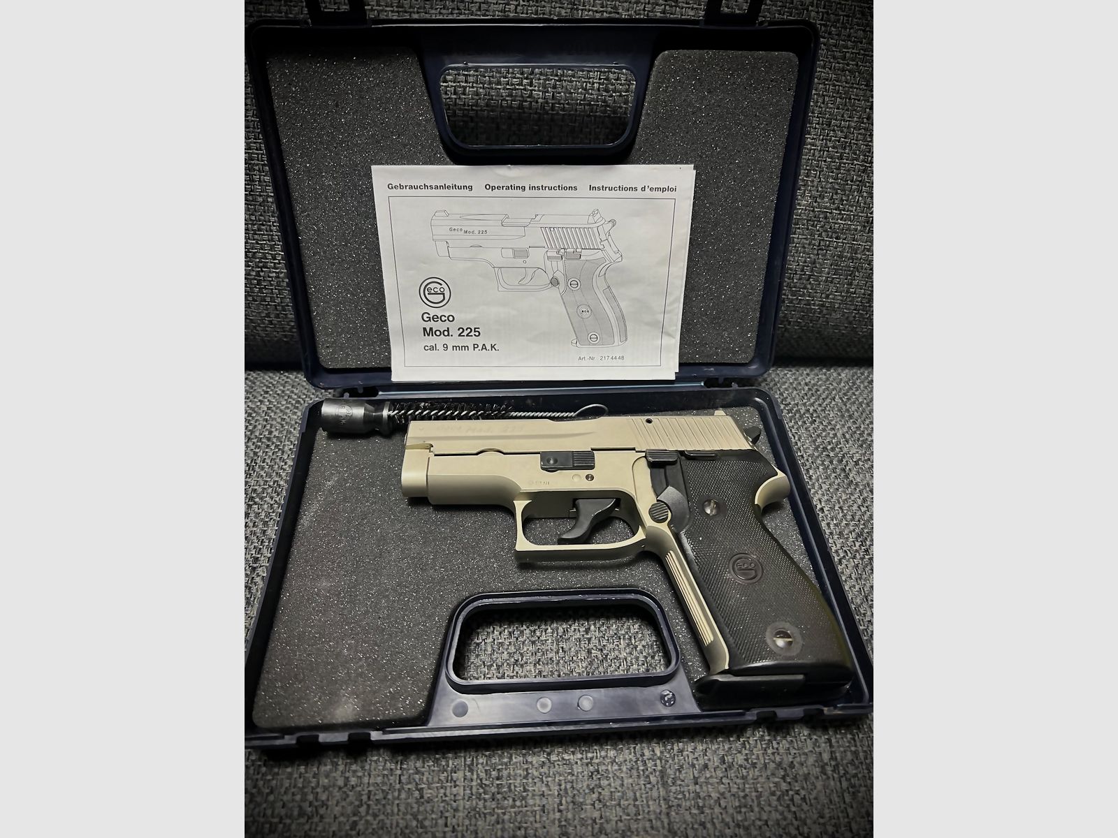 Geco Modell 225 Nickel Rarität Sammlerstück Seltenheit Neu OVP