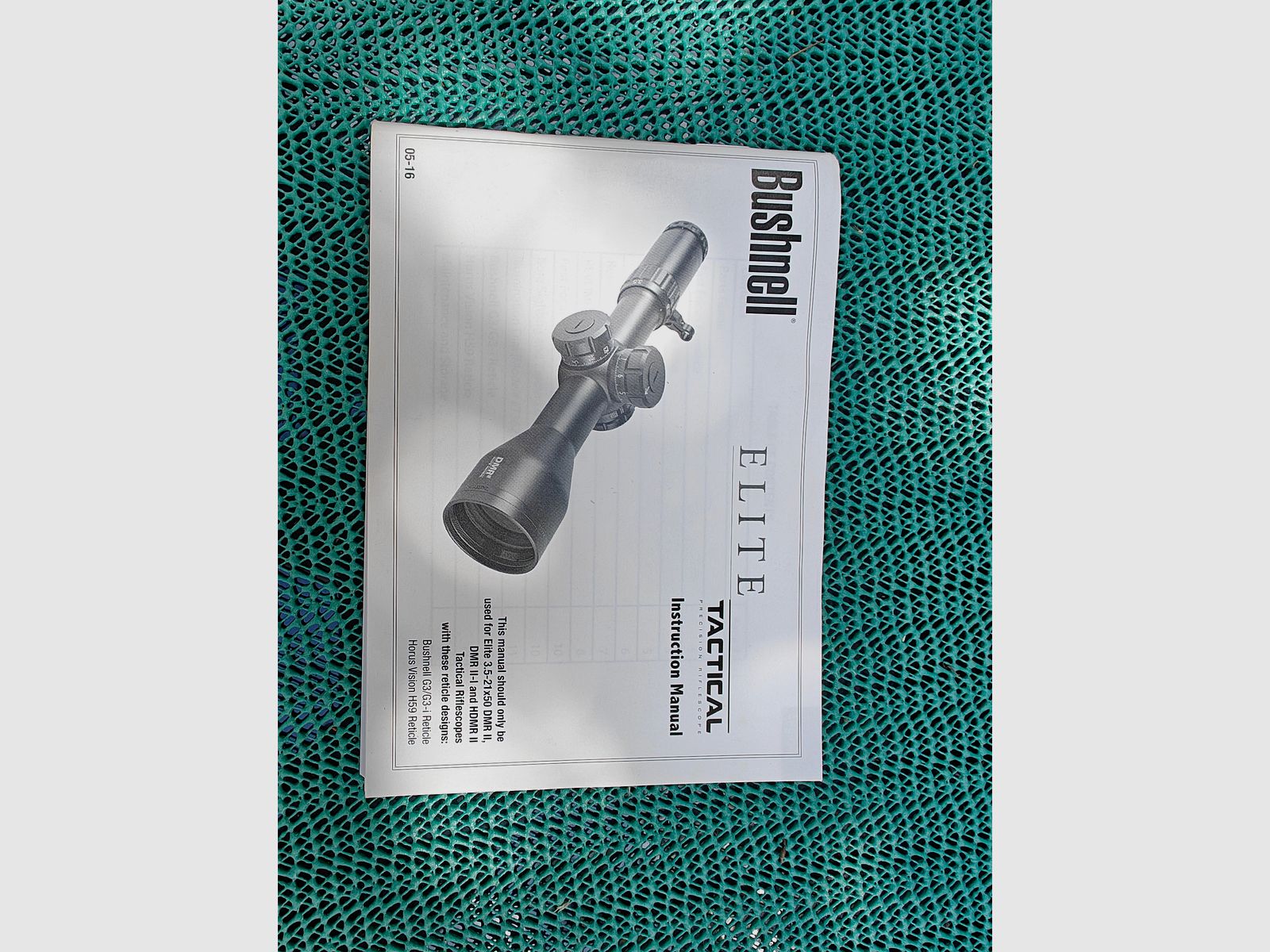 Telescopio Bushnell Elite Tactical 3,5-21x50 DMR II