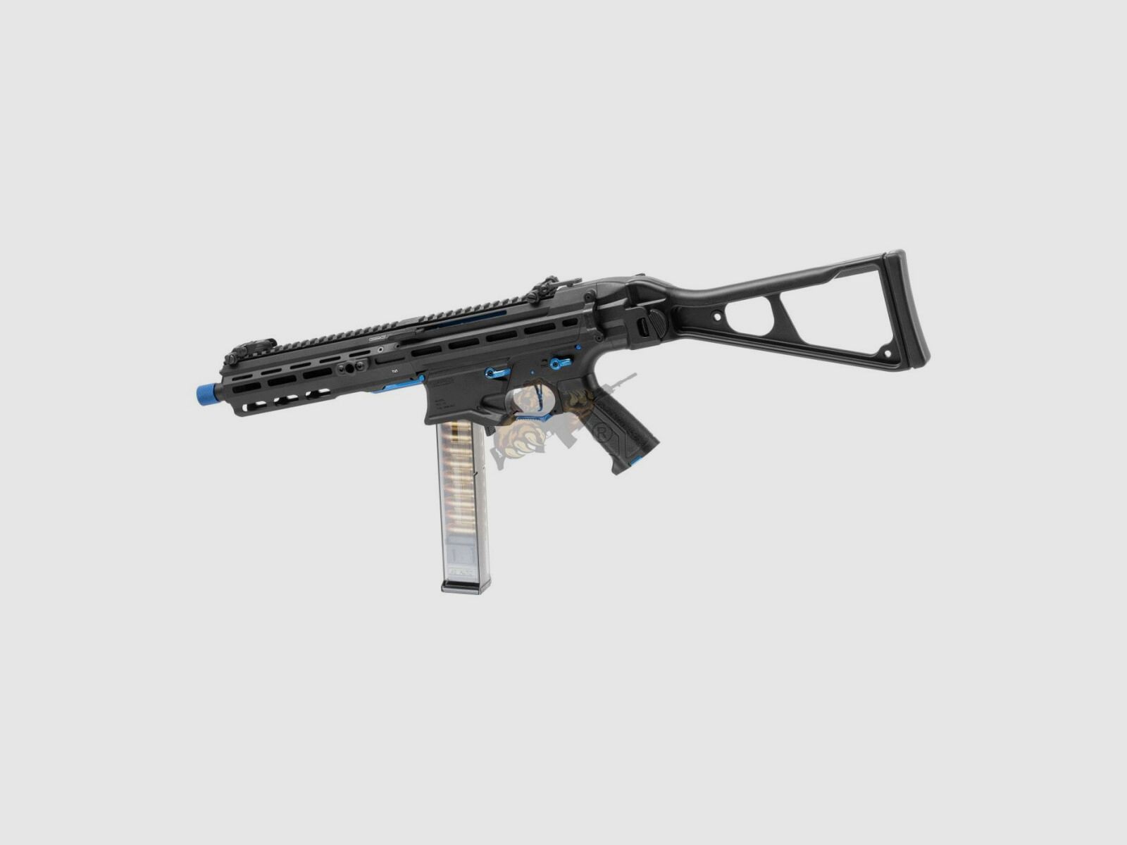 G&G PCC45 G2 mit ETU in Schwarz/Blau Airsoft Frei ab 18 - S-AEG -F-