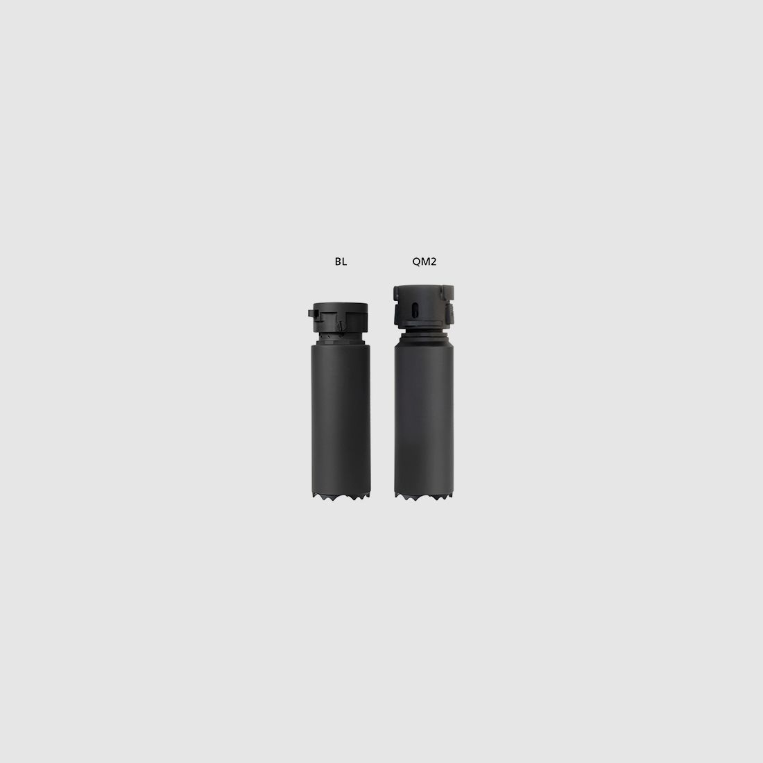 Ase Utra – Schalldämpfer / DUAL556-S-BL Gen2 / Ohne Flashhider / DUAL SHORT / Black, Bild 2 von 3