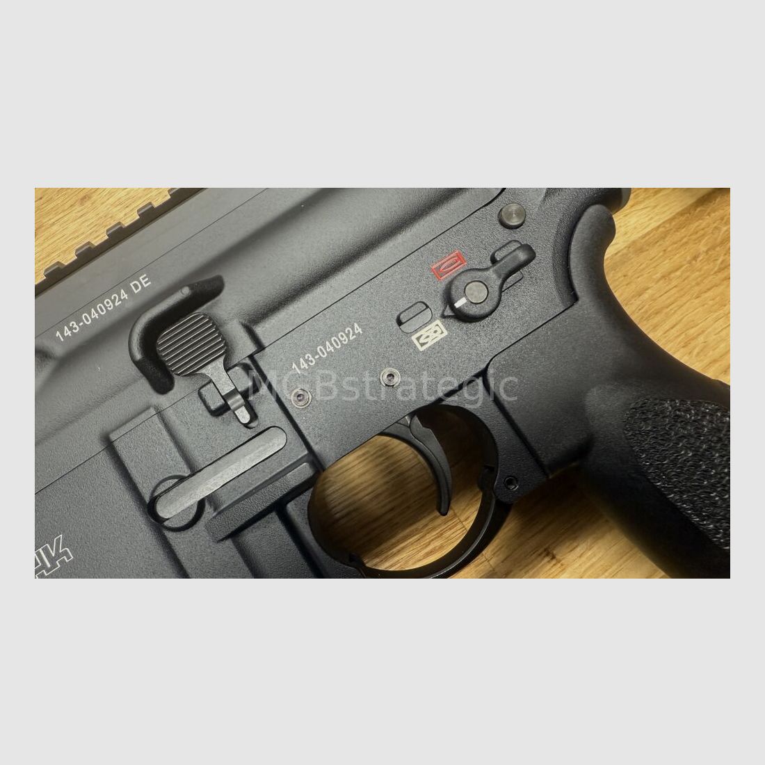 Heckler & Koch MR223 A3 Slim-Line 16.5" barrel - semi-automatic rifle .223Rem system HK416 / only 3.32 kg / barrel turned down / on request long handguard - completely customized according to your wishes