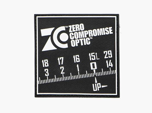 Patch en velcro en caoutchouc ZCO Zero Compromise Optics