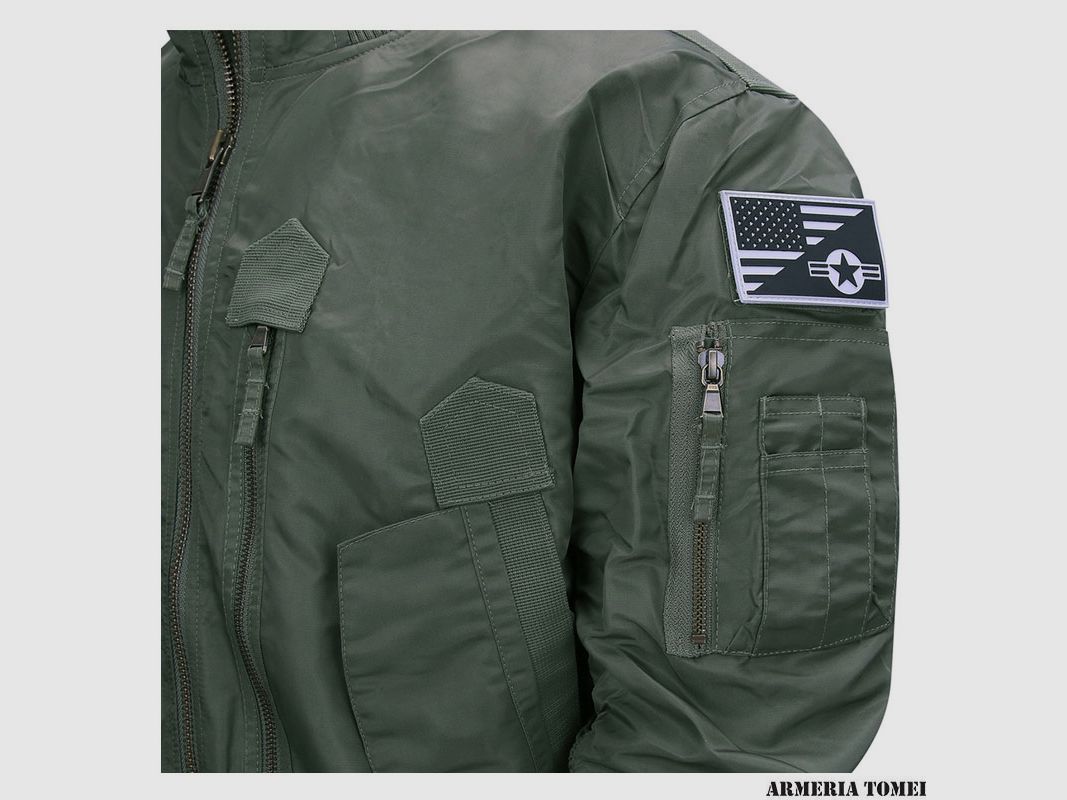 FOSTEX GARMENTS – FLUGJACKE F-35 GRÜN, Bild 6 von 7