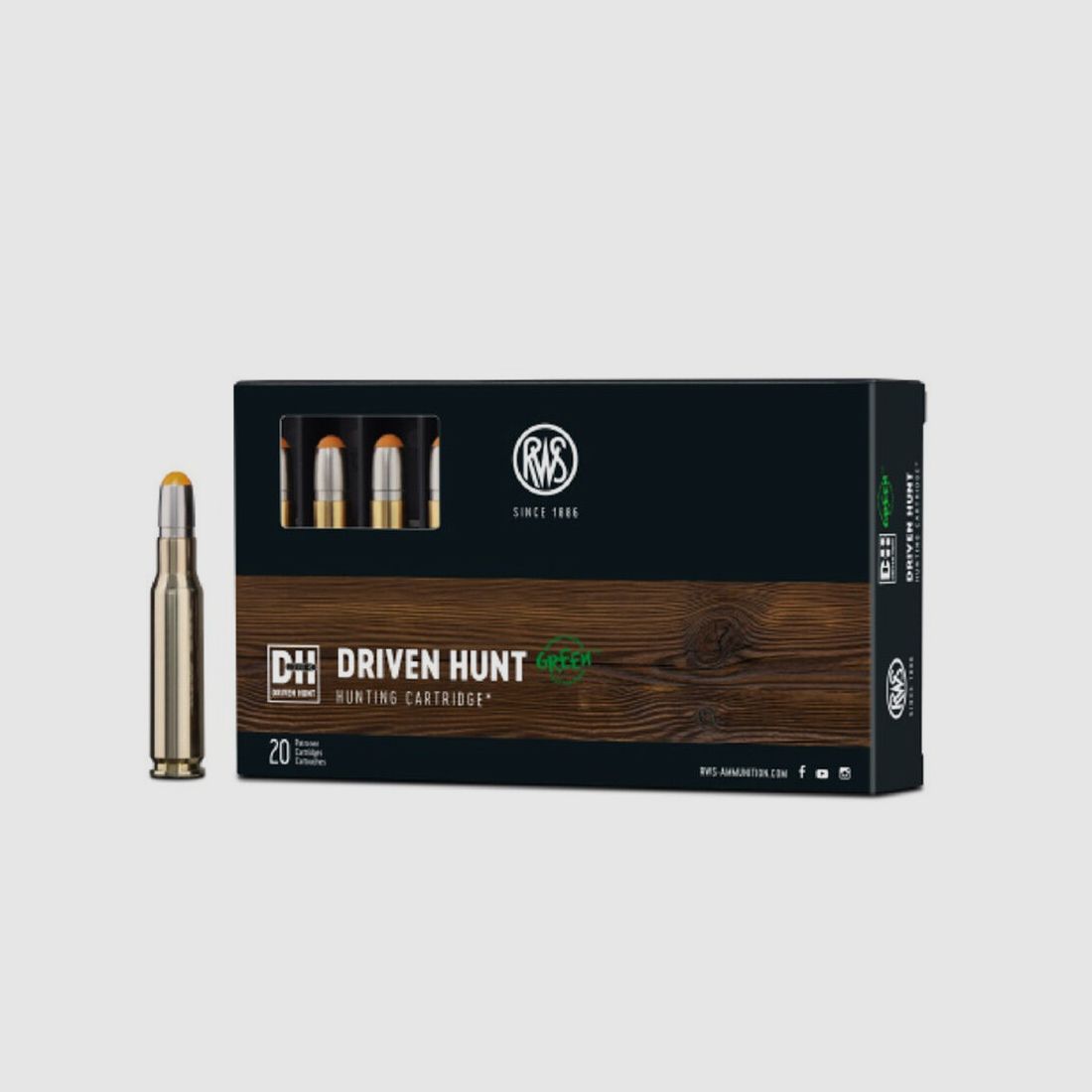 RWS Driven Hunt 165grs 20St .308Win