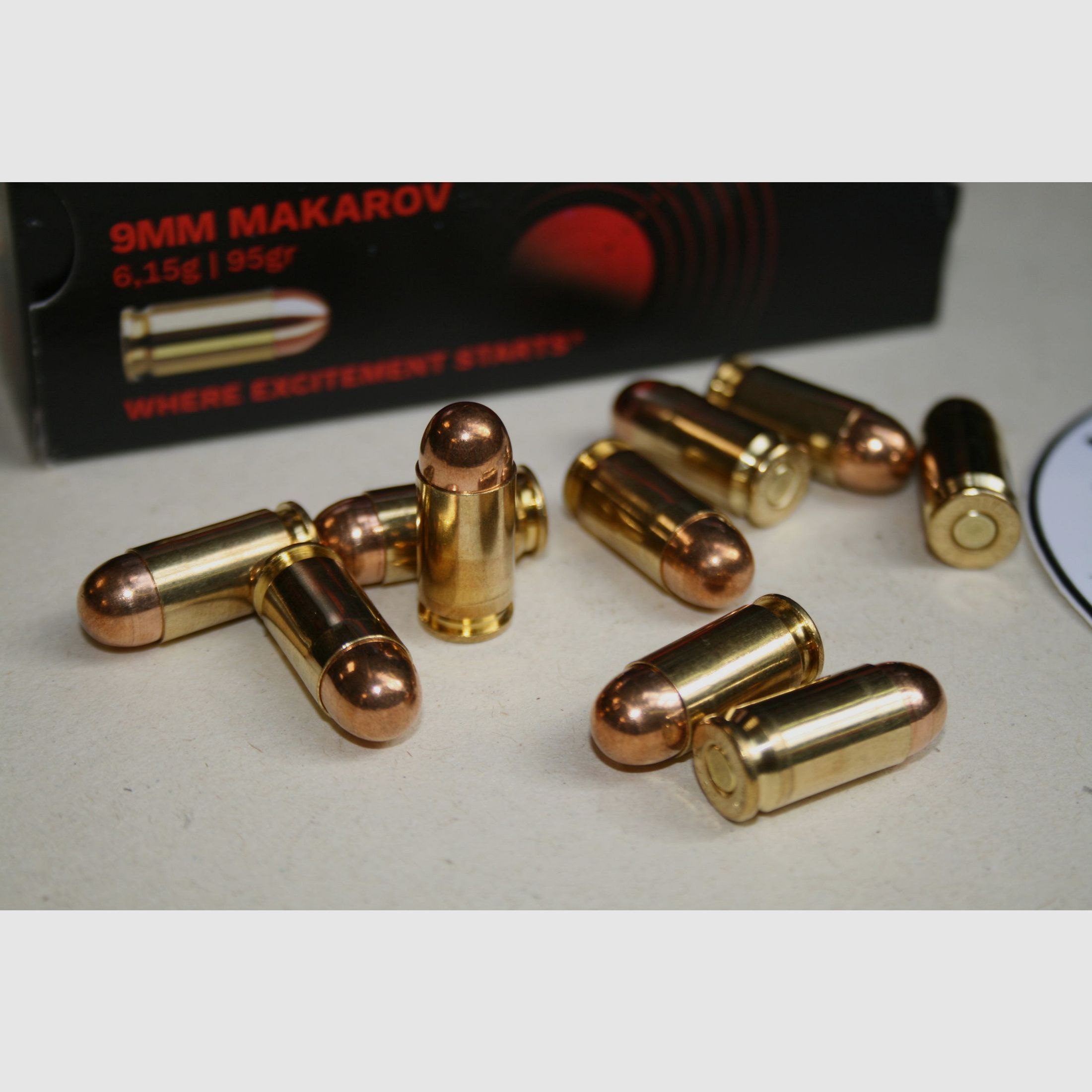 GECO 9mm Makarov FMJ 95grs na 50, zdjęcie 2 z 2
