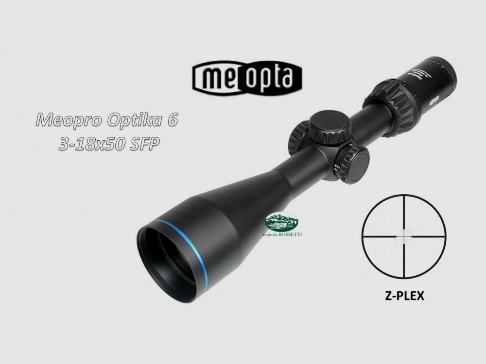 MEOPTA MEOPRO OPTIKA 6 3-18X50 SFP Ret. Z-Plex