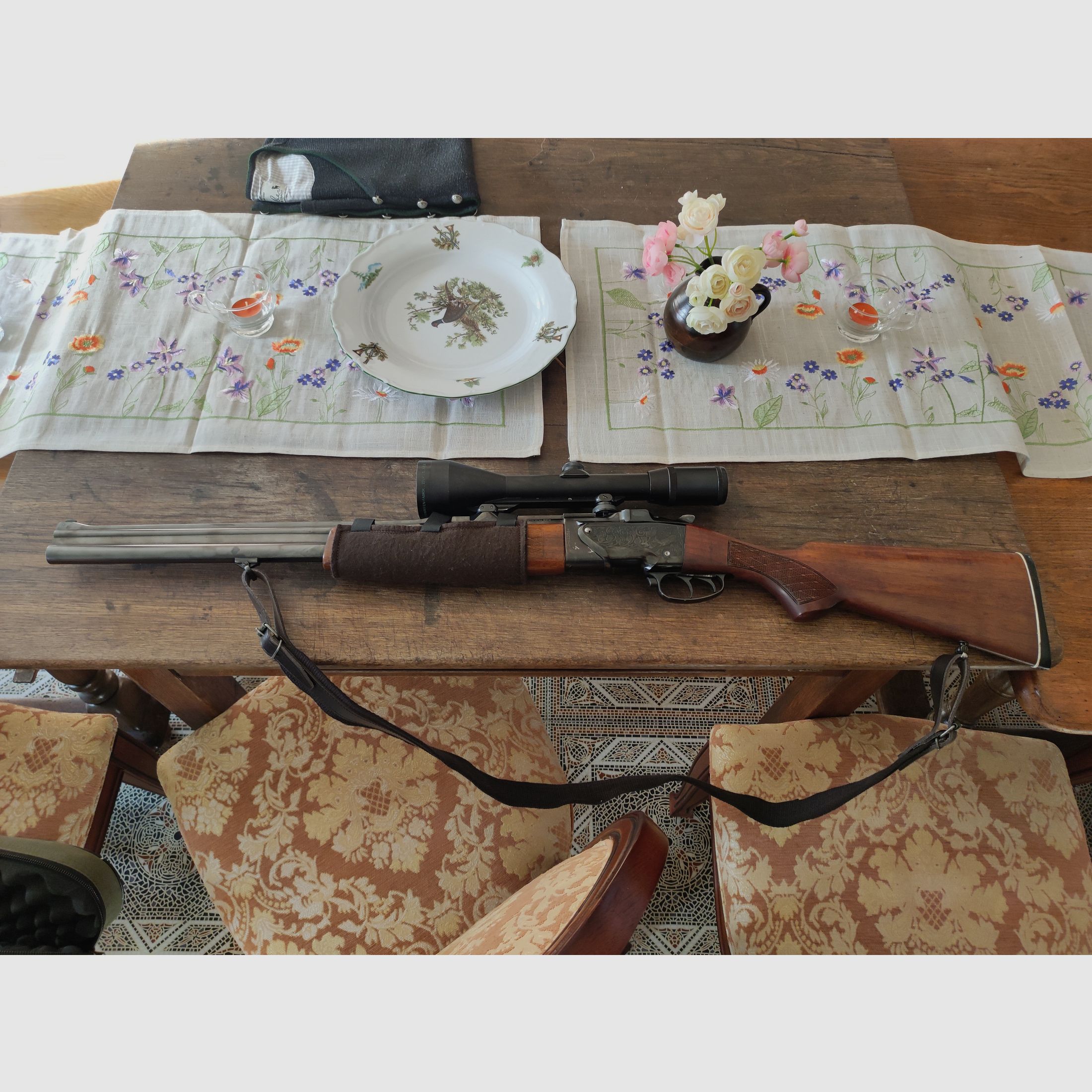 Brünner ZH 301 Brno CZ Blaser Optik escopeta con cañón intercambiable BBF 304