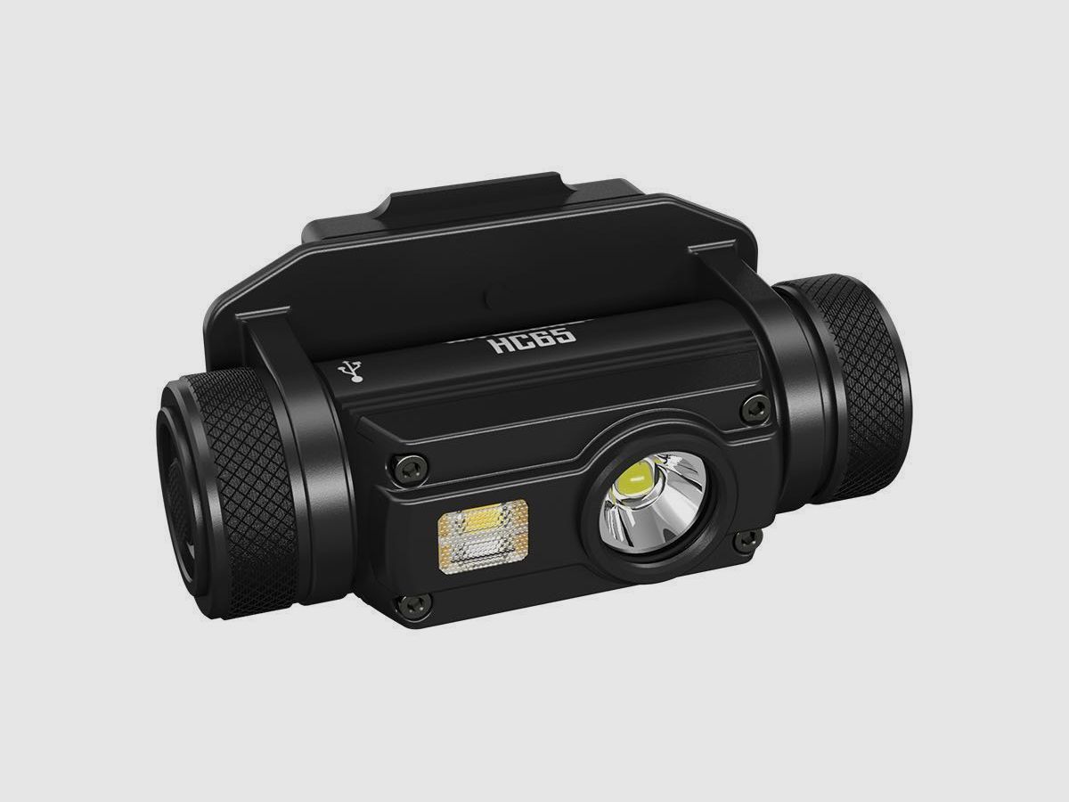 Nitecore HC65M hoofdlamp HC65M 1000 lumen 3 lichtbronnen inclusief accu en NVG-bevestiging