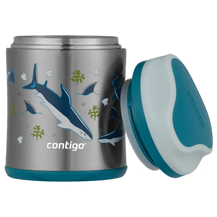 Contigo thermos for children, 0.30 l, sharks, image 5 of 6