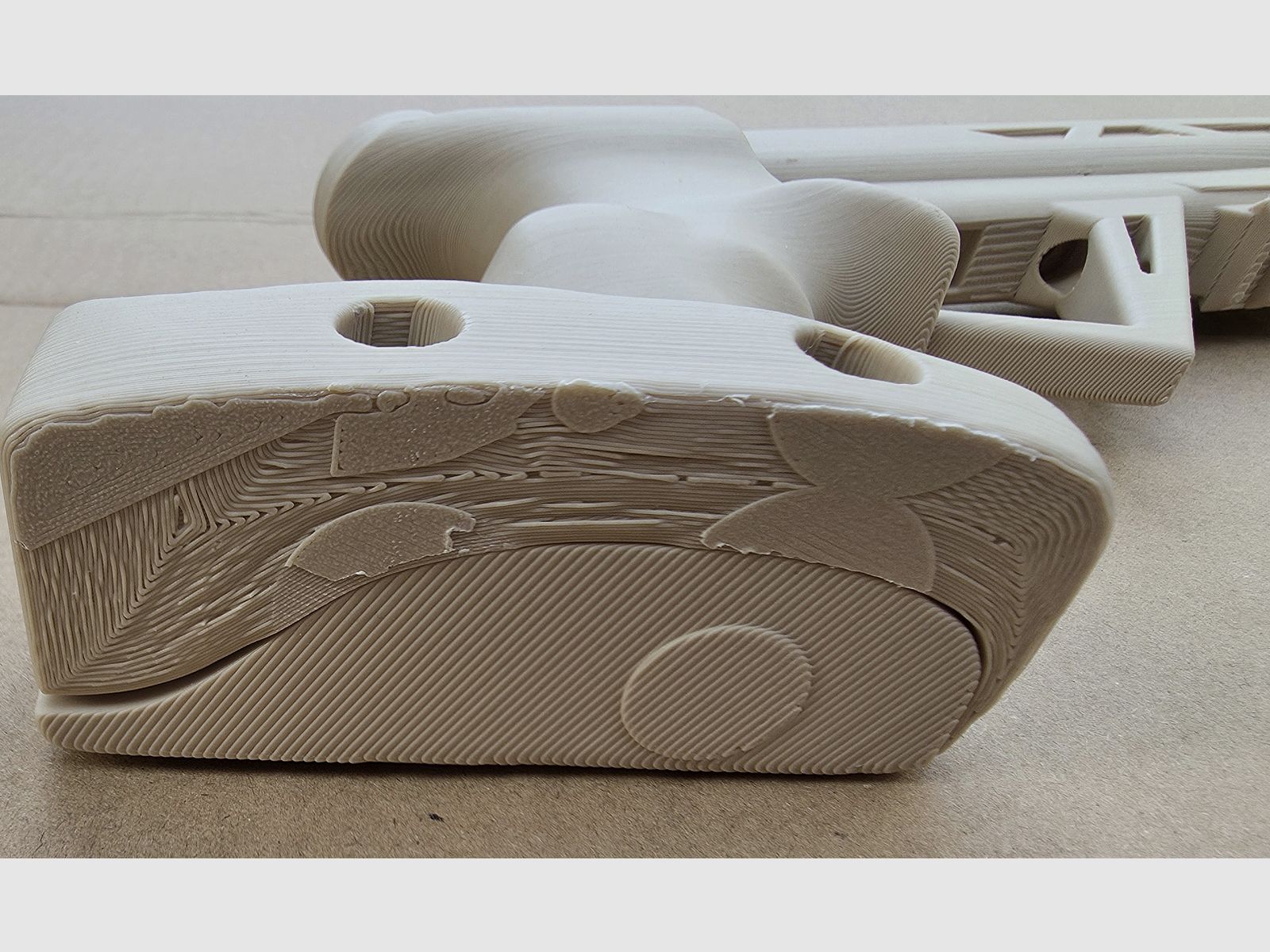 Matchgrip voor Diana Chaser Bandit Airbug hout PLA - populierenhout 3D print