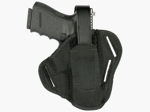 BLACKHAWK! Nylon-Pancake-Holster mit drei Rillen 3"-4"