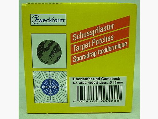 Deutscher Jagdverband SchusspflasterÜberläufer-alt- 16mm/grau