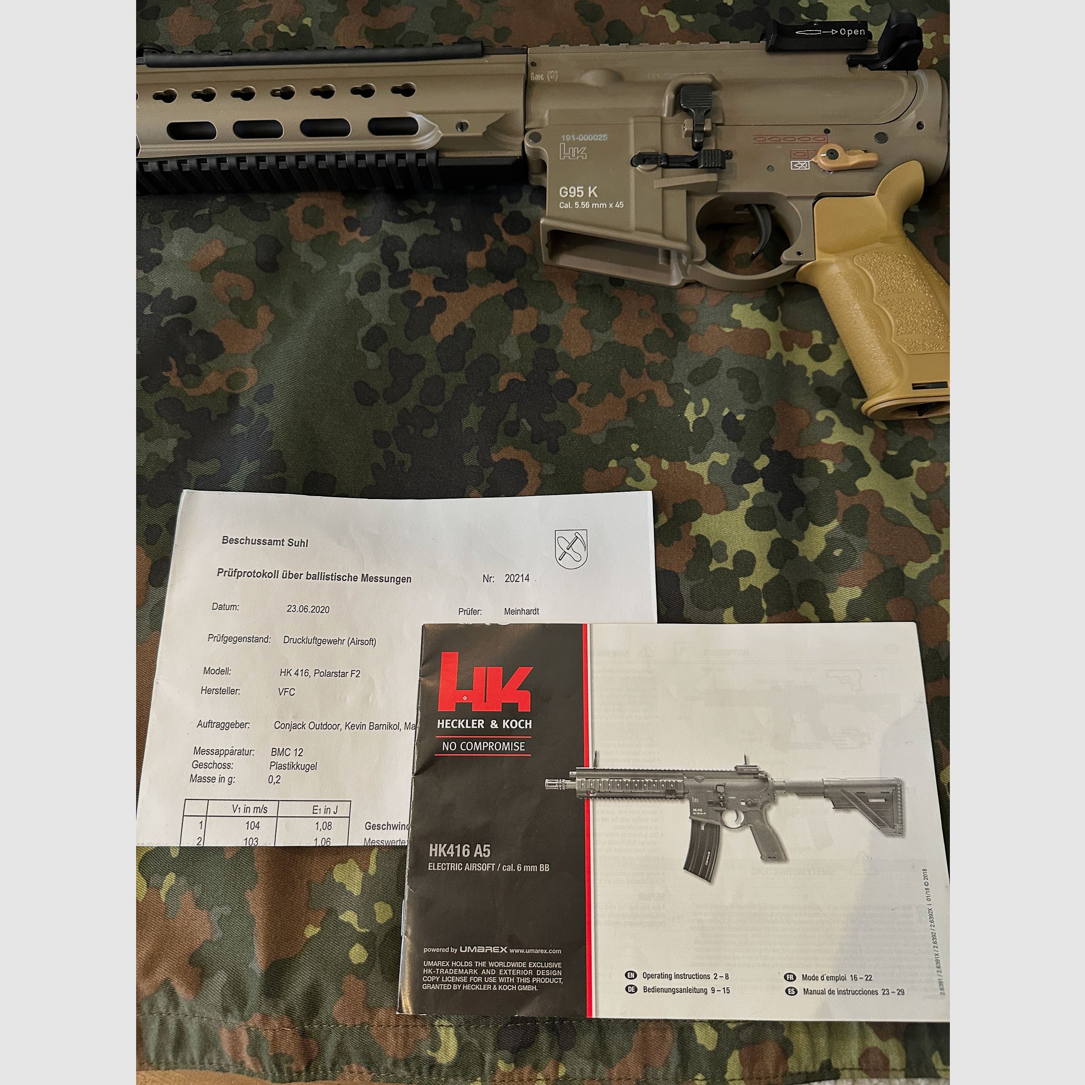 HK G95 G 95k HPA Set Selten !!!! 