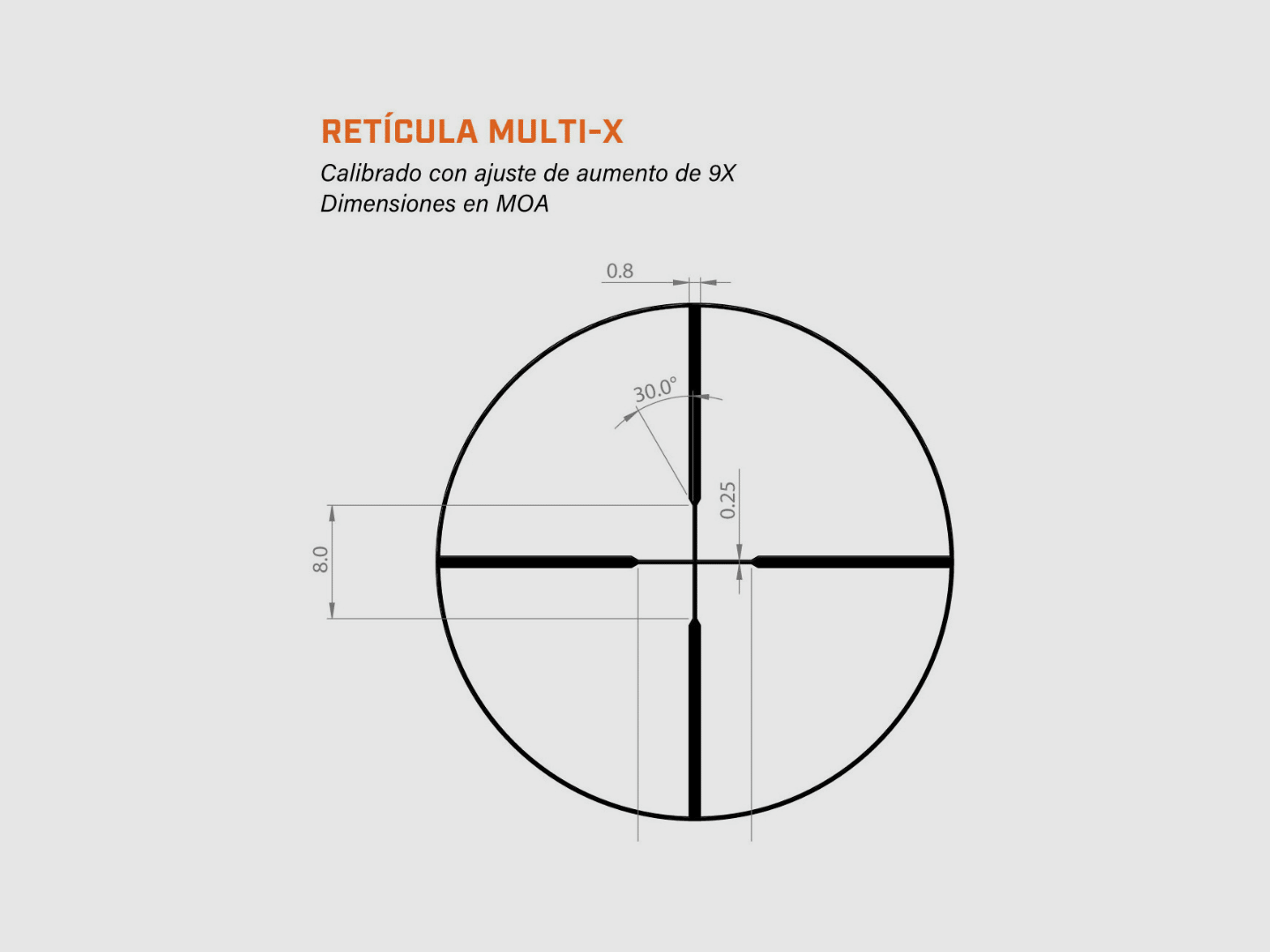 Zielfernrohr BUSHNELL R3 3-9×40 Multi-X, Bild 5 von 6