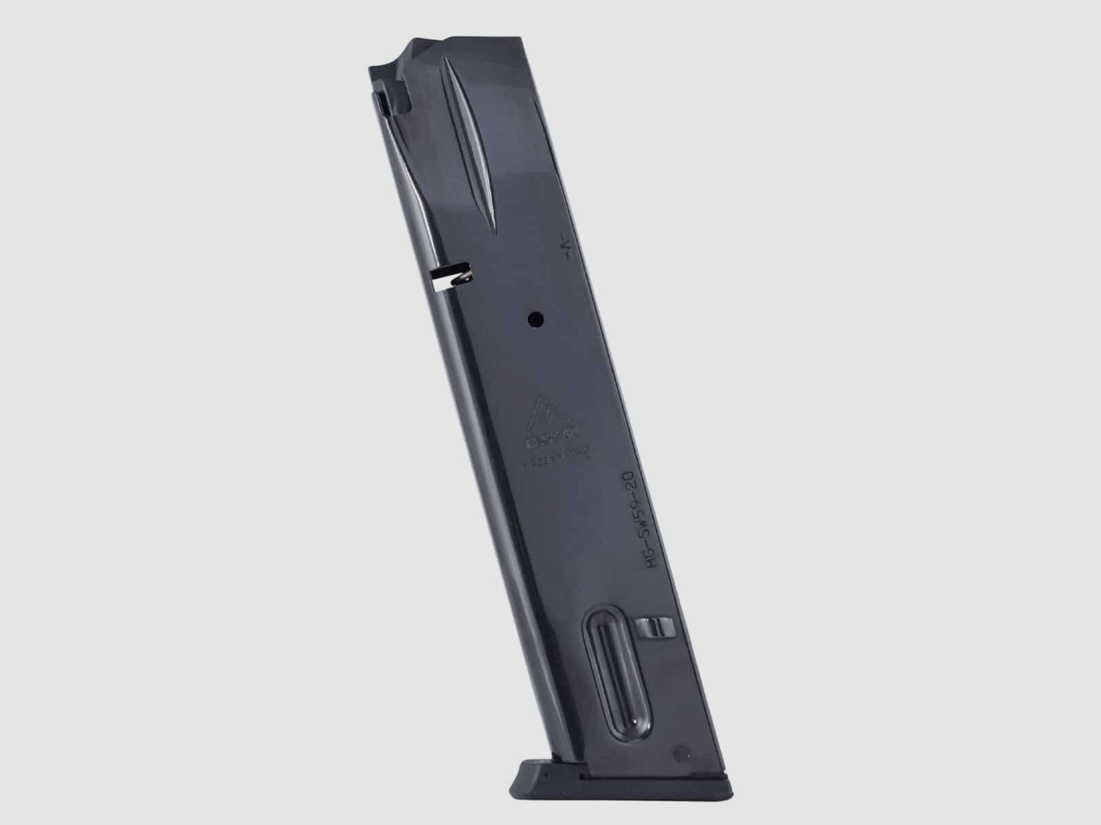 Mec-Gar S&W 59/915 Magazin 9mm Luger - 20 Schuss Brüniert