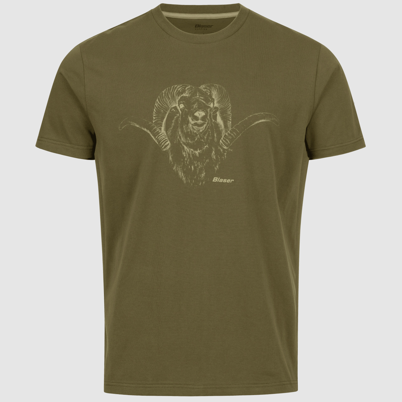 Blaser Herren T-Shirt Maurice dunkel oliv