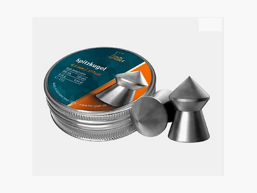 H&N Luftgewehrmunition Spitzkugel 200 Diabolo Kal. 5,5 mm  - Versandkostenfrei