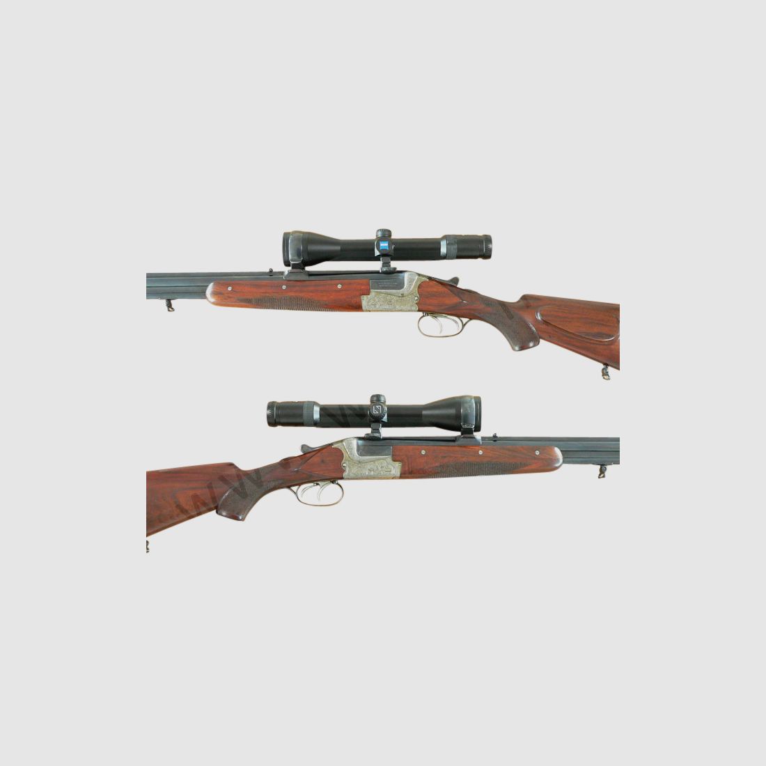 Double-barreled rifle Merkel Mod. 211e with WL, caliber .30-06, 16/70