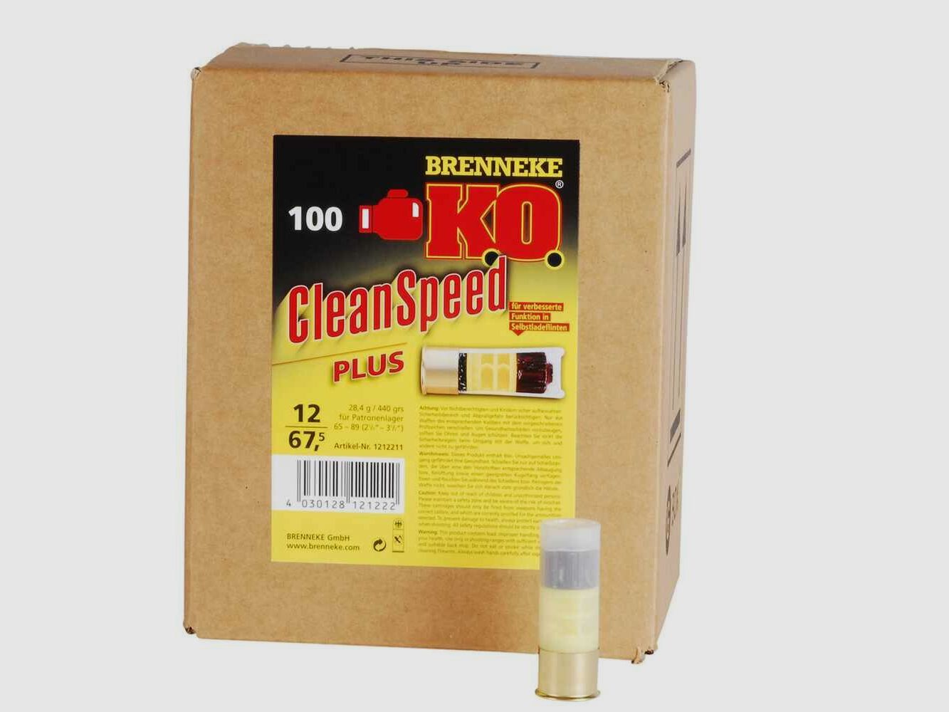 Brenneke CleanSpeed Plus für Selbstladeflinten