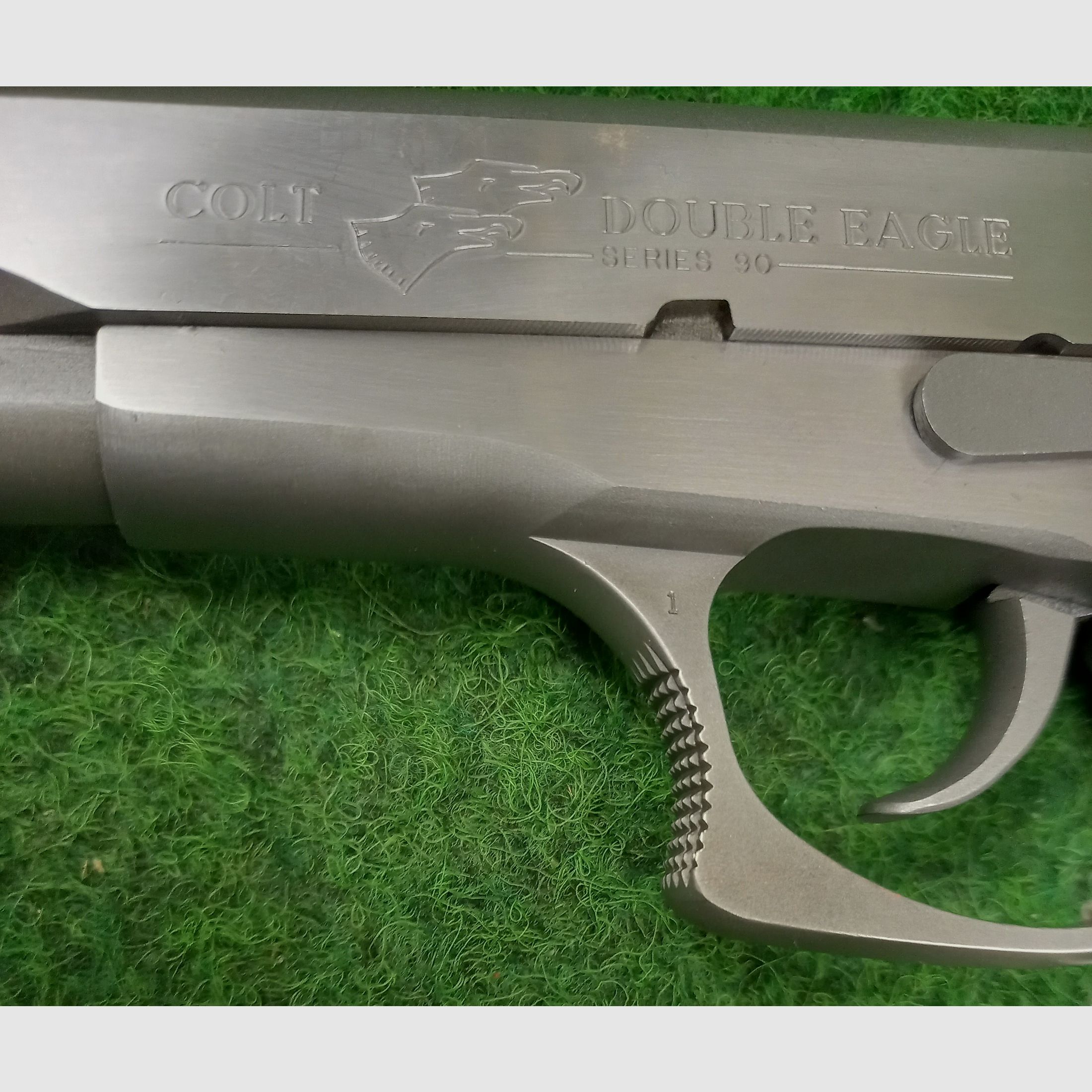 Colt Double Eagle pistol in .45 AUTO caliber made of stainless steel