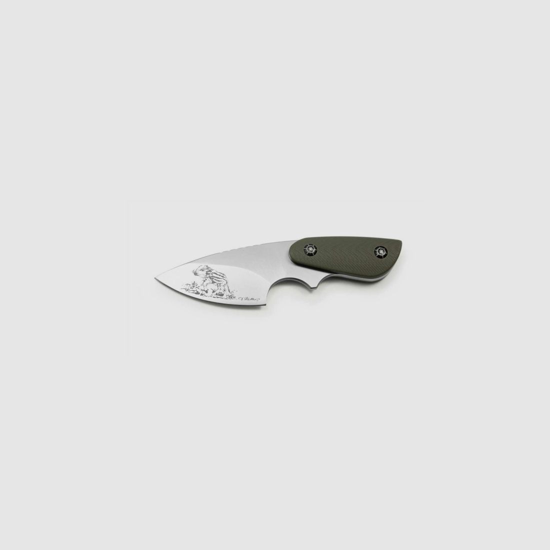 PUMA IP wild boar frischling, G10 grün, Neck-Knife