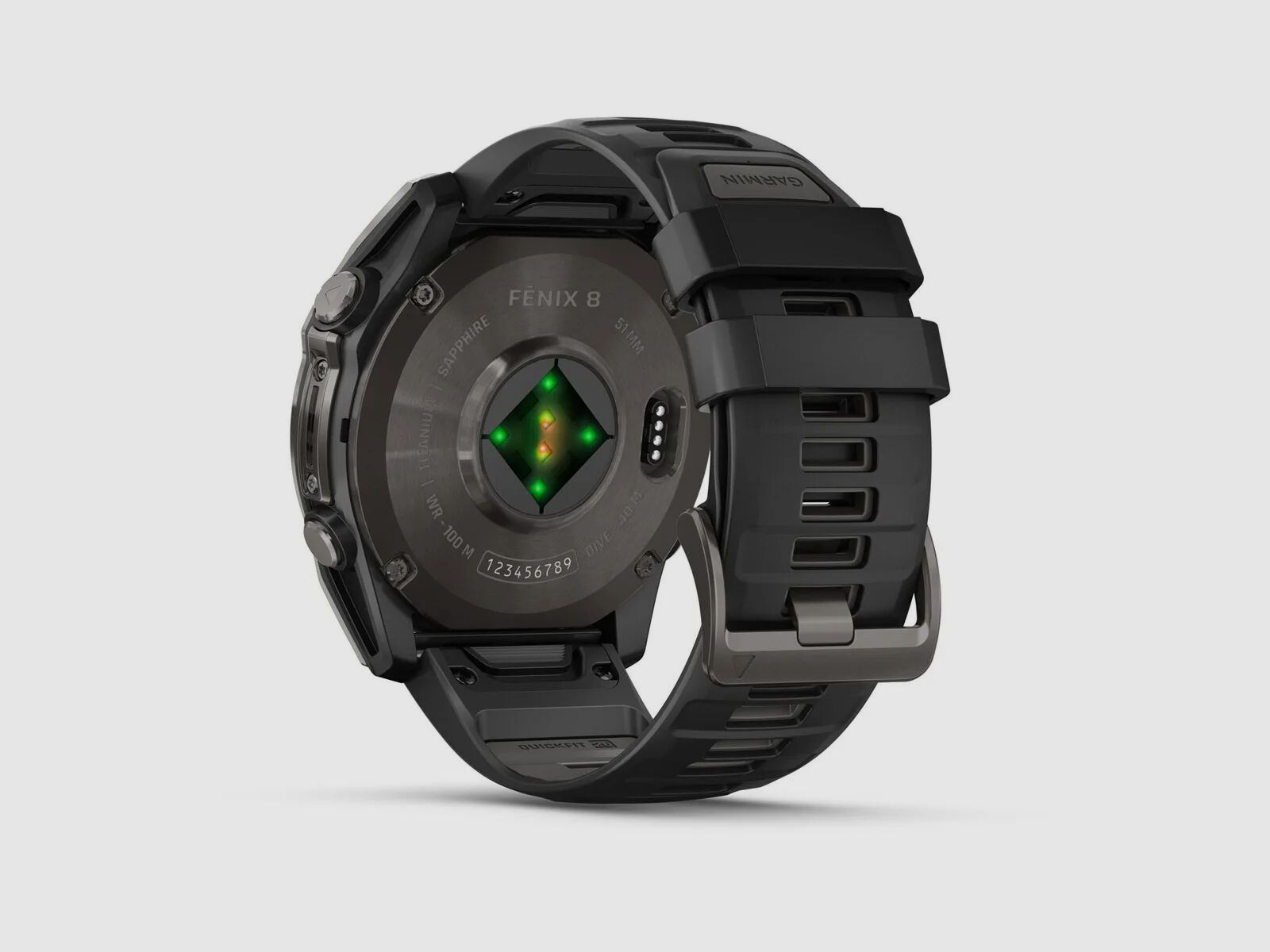 Garmin Fenix 8 51mm Amoled Zafiro Titan - Reloj deportivo