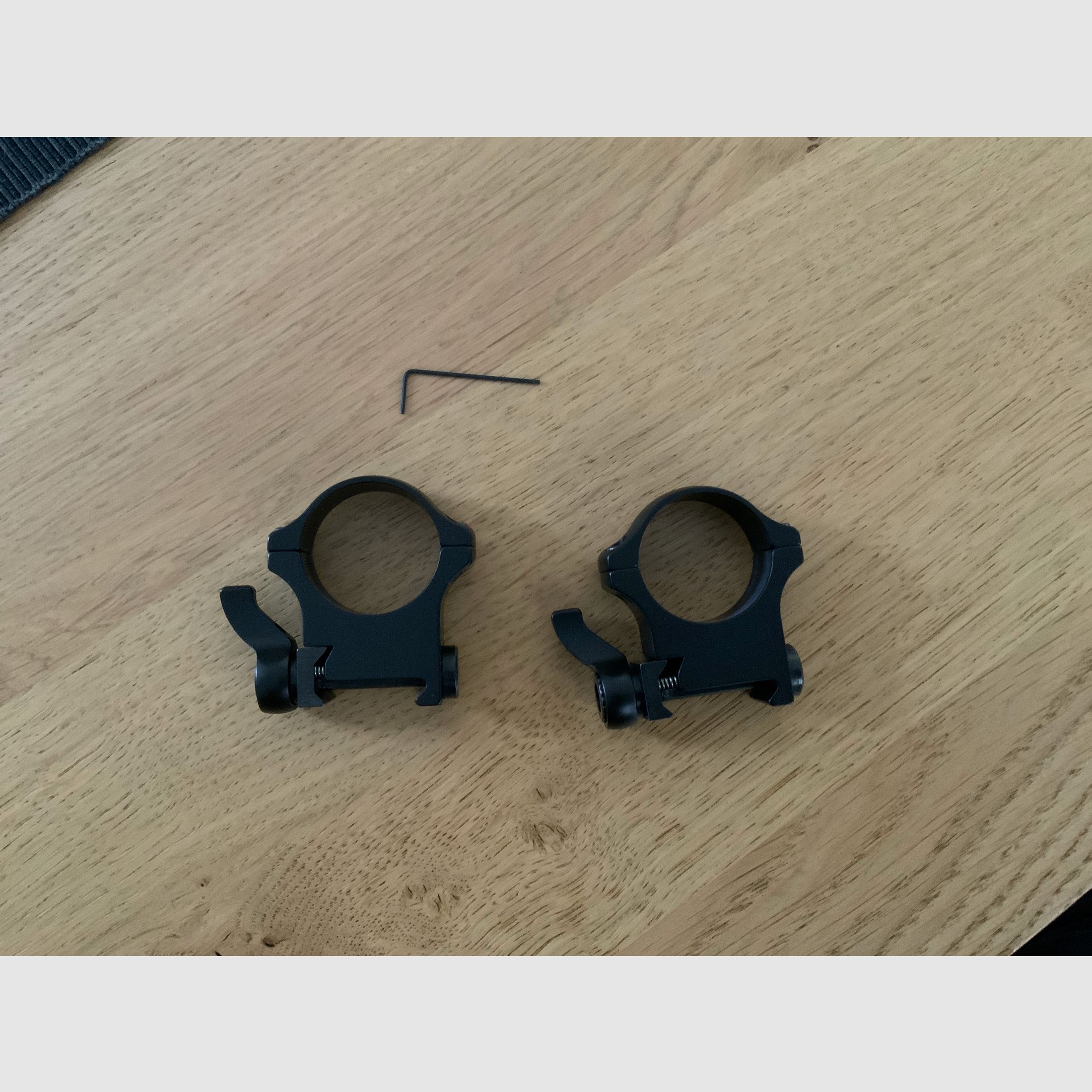 Recknagel ERA Aufkippmontage mit Hebel, 30mm Ringdurchmesser, 14mm Bauhöhe