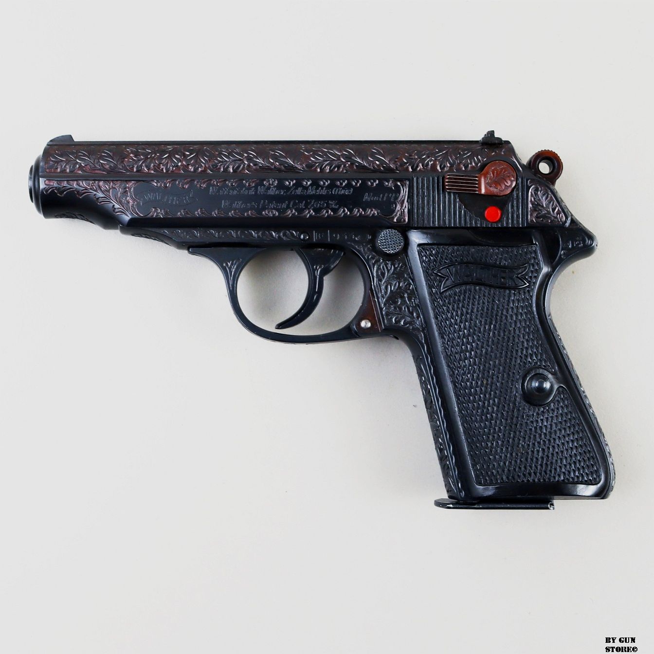 Pistole Walther Zella mod. PP „Engraved Luxus“ cal. 7,65 matr. 967068, Bild 1 von 13