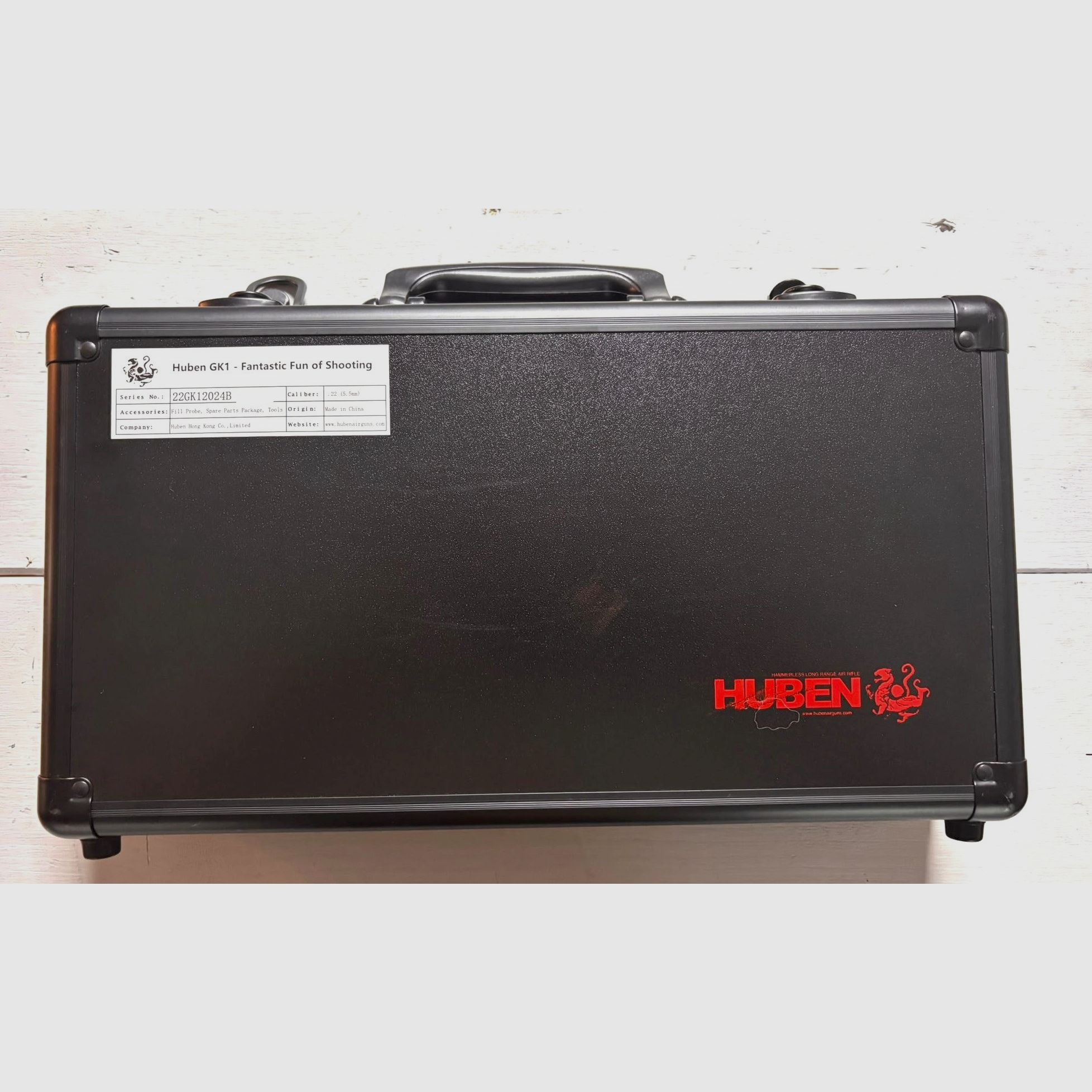 HUBEN GK 1 V3 en 5,5 mm o .22 Nuevo con súper accesorios PV 2400 €