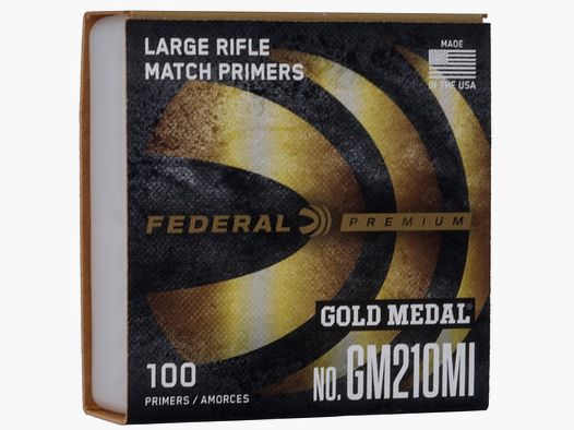 Pistones FEDERAL Gold Medal GM210MI Large Rifle