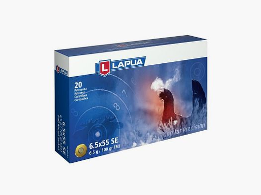 Lapua 6.5x55 100grs FMJ