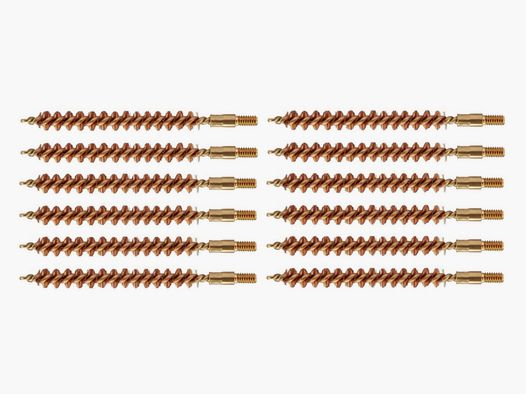 12 Laufbürsten Bronze 8mm Langwaffen