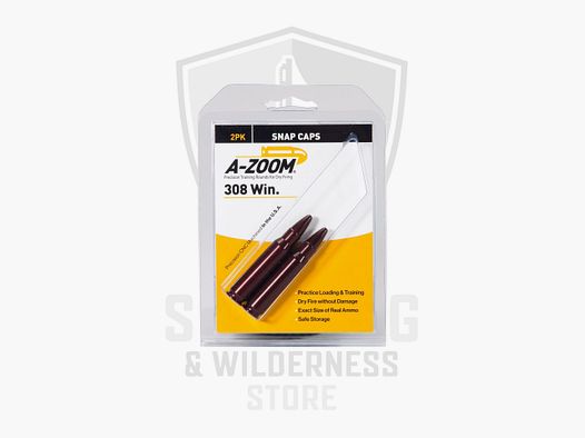 A-Zoom .308 Win Snap Caps Manipulatiepatronen 2-pack rood