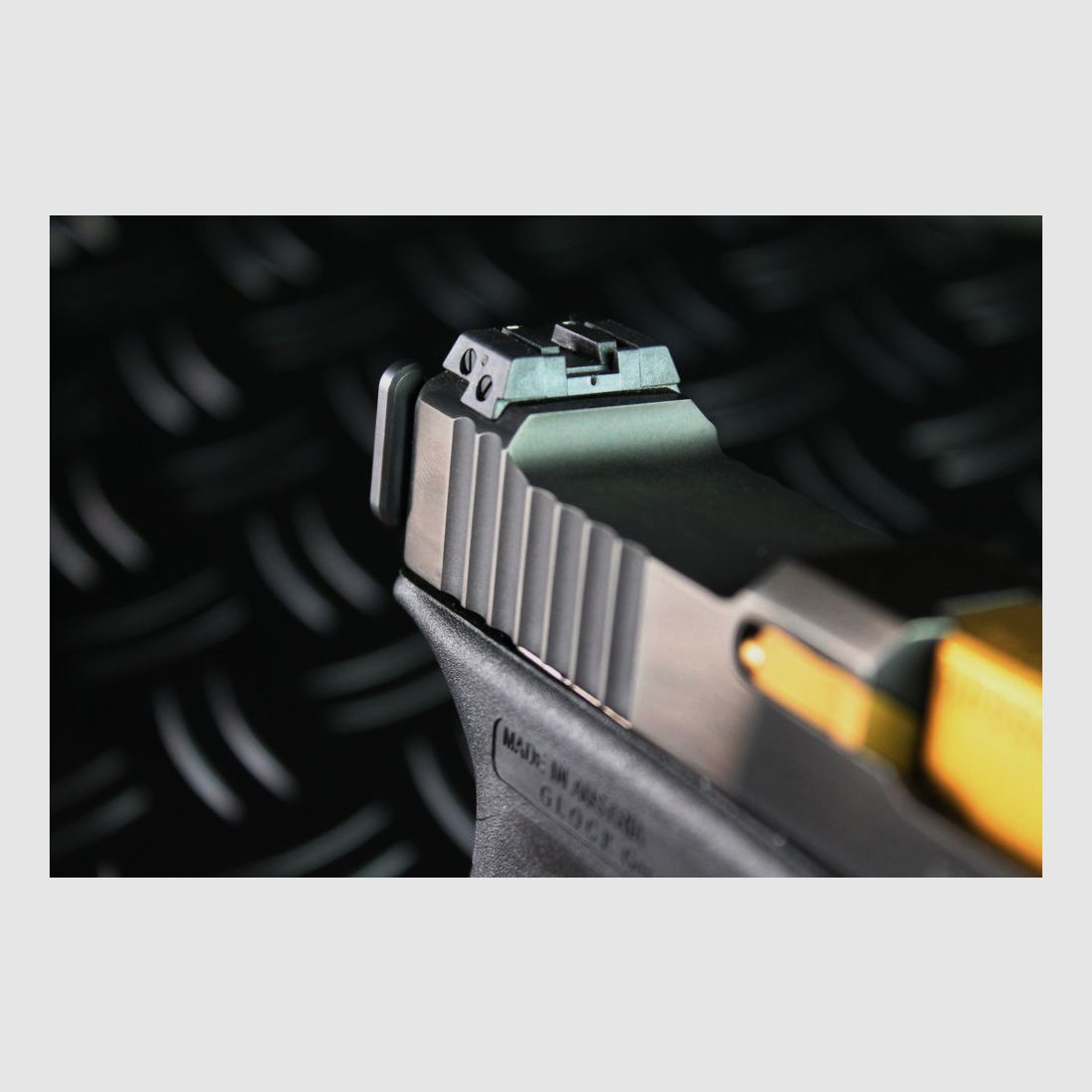 PGW Peterssen Gunworks PGW Plaque de fin améliorée – toutes les pistolets Glock (Gen3 + Gen4)