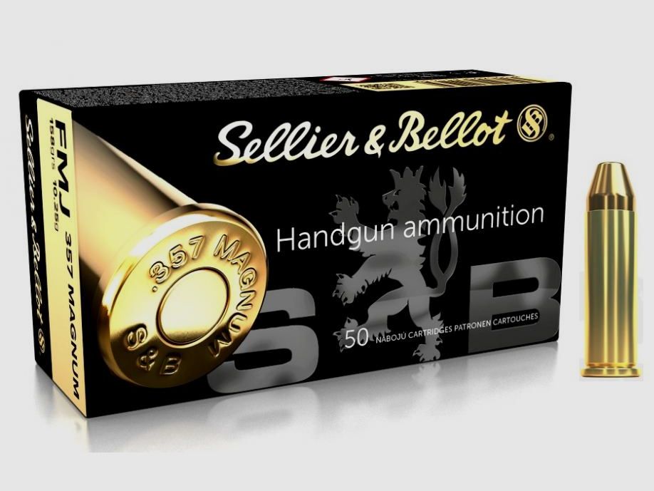 Munition SELLIER & BELLOT Kal.357 Magnum FMJ, Bild 1 von 3