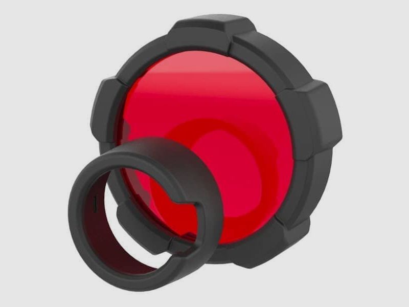 Filtre de couleur LedLenser rouge 85,5 mm boîte noire