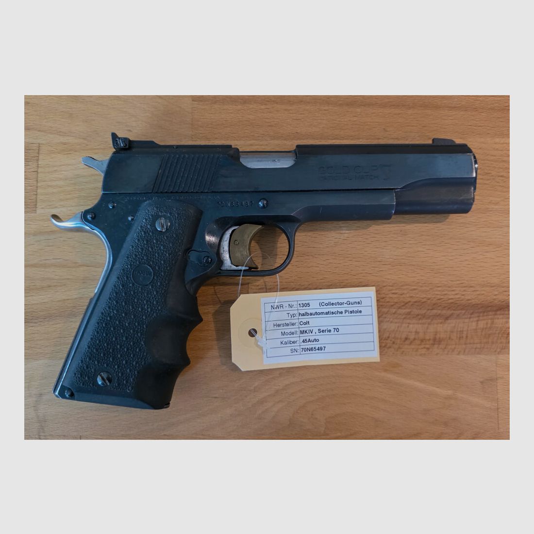 Colt MK IV Series 70 Gold Cup National Match