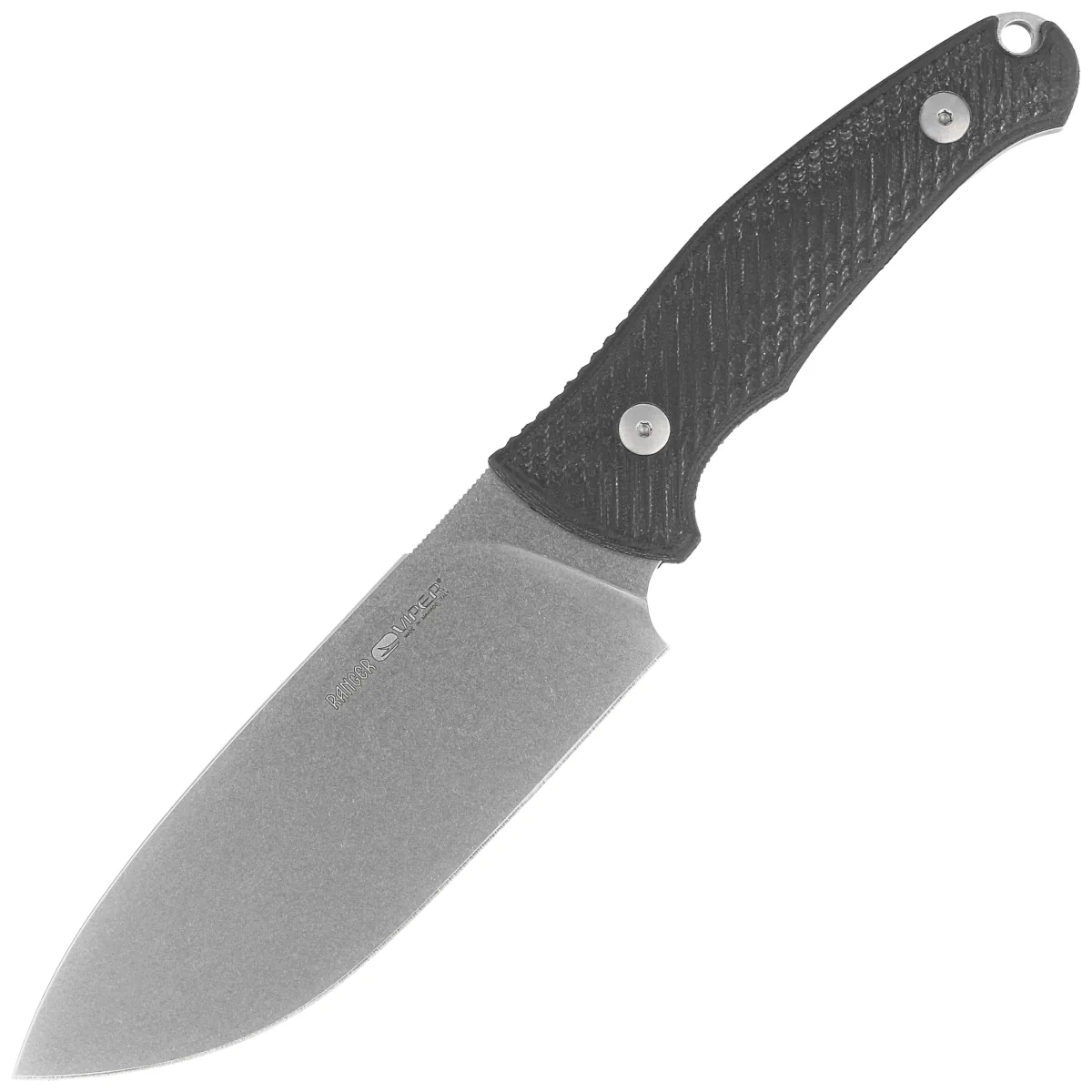 Viper Ranger Black Suretouch knife, Stonewashed N690 by Jens Ansø (VT4054GG)