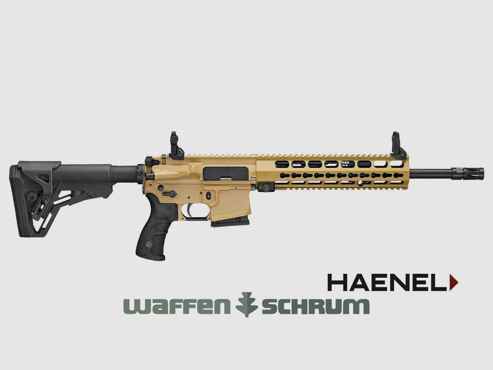 Haenel CR 223 sand / Langer Handschutz