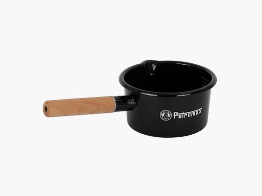 Petromax Emaille Stieltopf schwarz 1 Liter