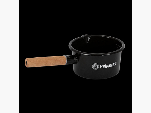 Petromax Emaille Stieltopf schwarz 1 Liter