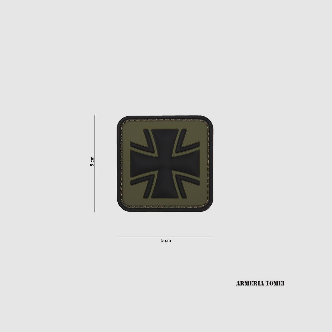 PATCH – 3D PVC CROSS GERMANY GREEN #11109