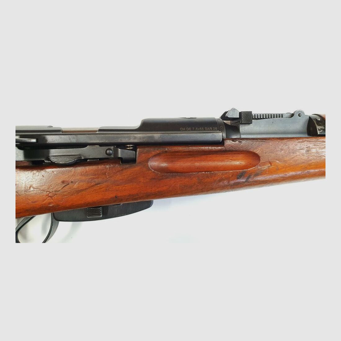 Bern Weapons Factory Repeating Rifle Bern Weapons Factory Swiss K31 Caliber 7.5x55 Swiss completely matching numbers + bayonet