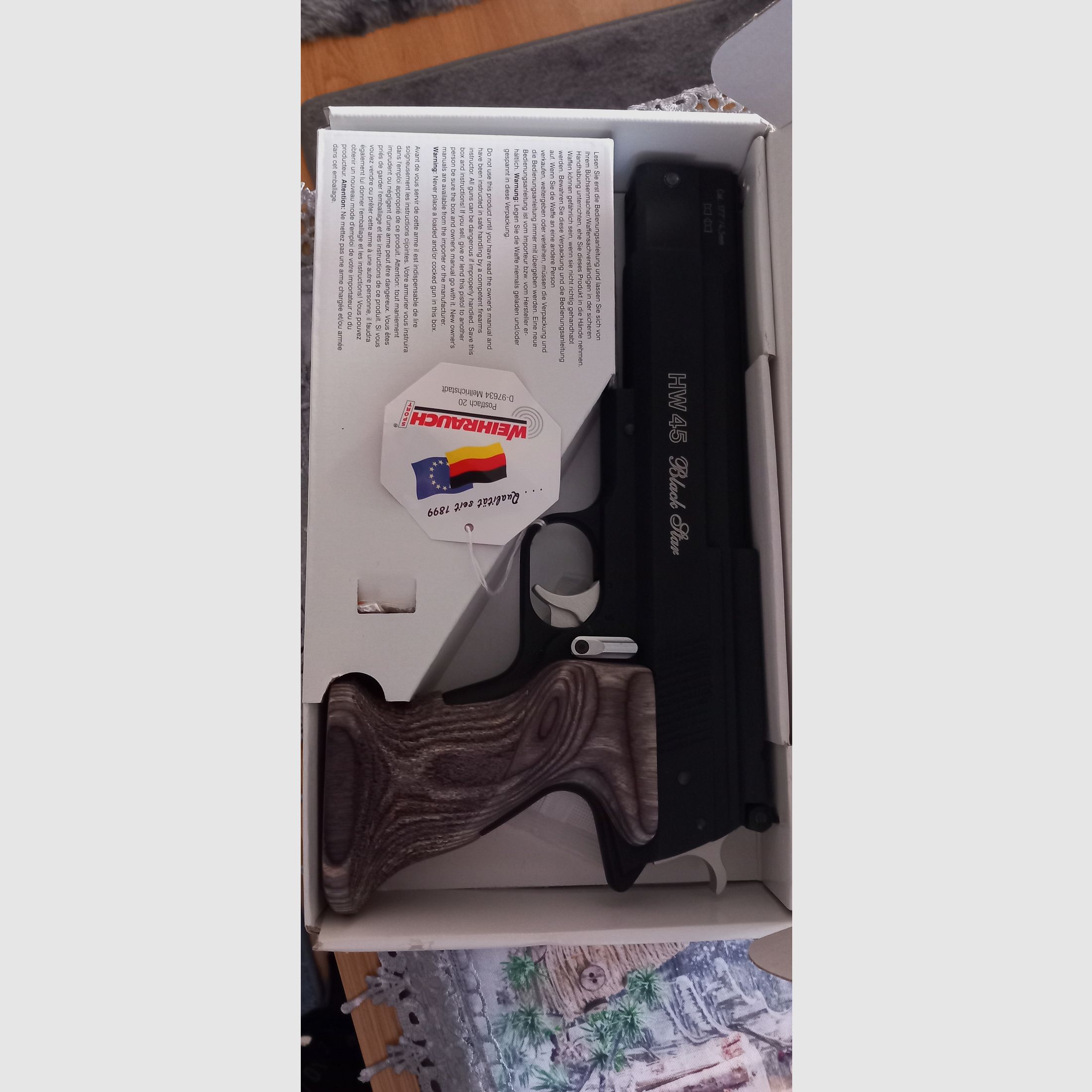 Weihrauch HW 45 Black Star kal.4,5 