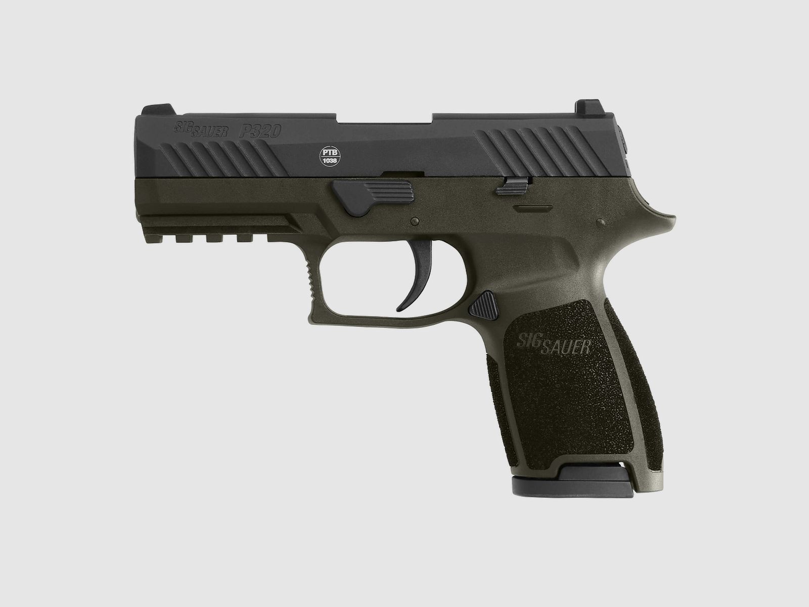 Sig Sauer P320 OD Green SRS-Pistole 9mm P.A.K.
