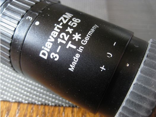 ZEISS classic! DIAVARI ZM 3-12x56 M (internal rail) with LP reticle-40 and EP-Arms ROTOCLIP adapter incl. connecting piece 52x0.75!! Not Swarovski-Blaser-Sauer-Mauser-Leica-DD-GPO