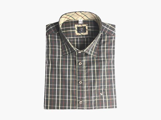 TOM COLLINS Herren Hemd Langarm Olive