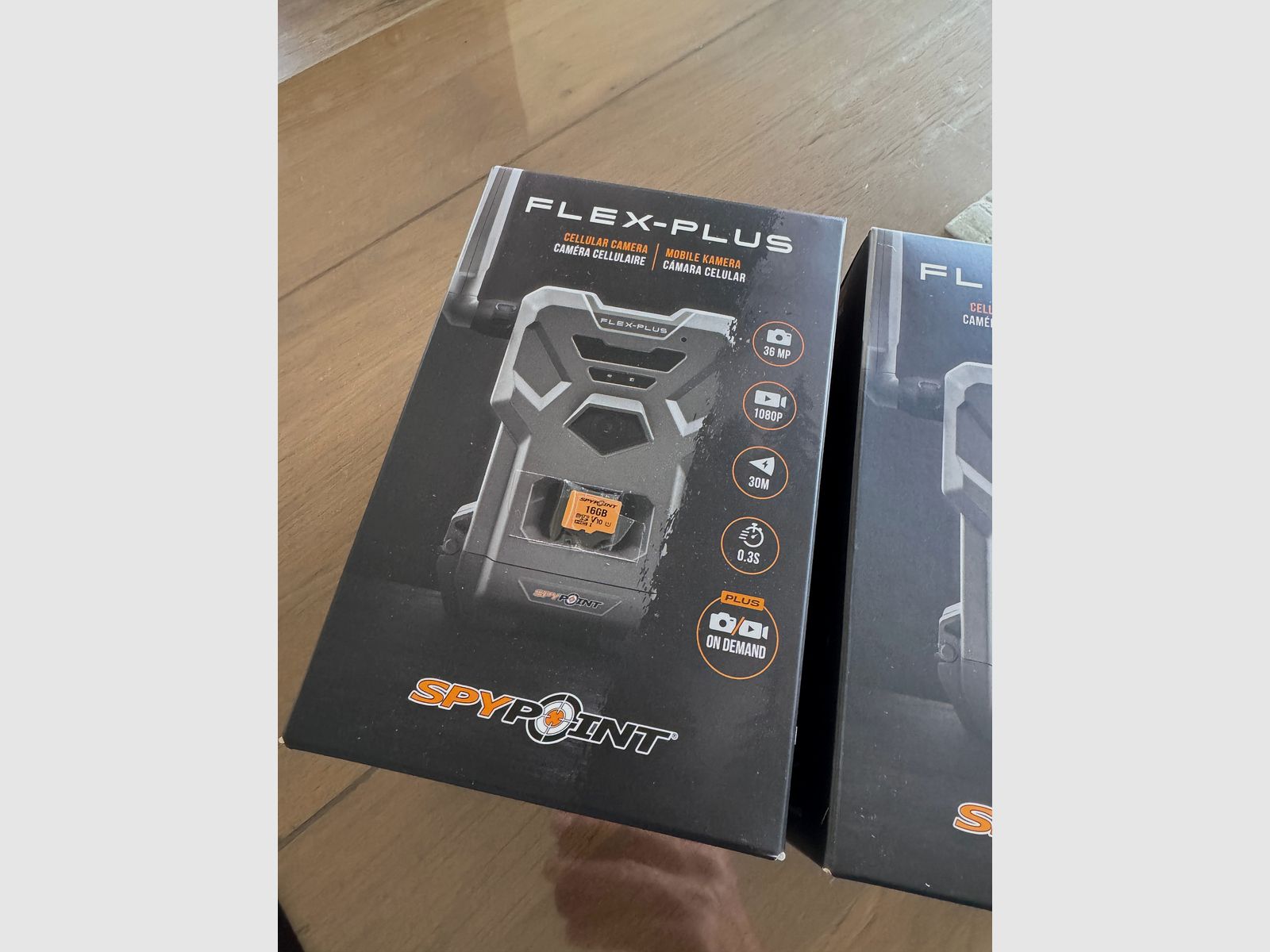 2x Wildkamera NEU Spypoint Flex Plus inkl. 16GB Karte
