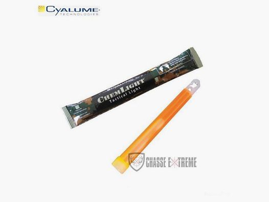 Bâton Lumineux ChemLight 15 cm - 12 heures Orange
