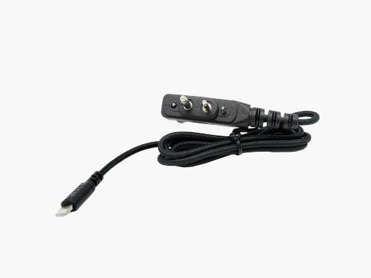 T-Coil Anschlusskabel Winkelstecker 2-polig mit Schrauben